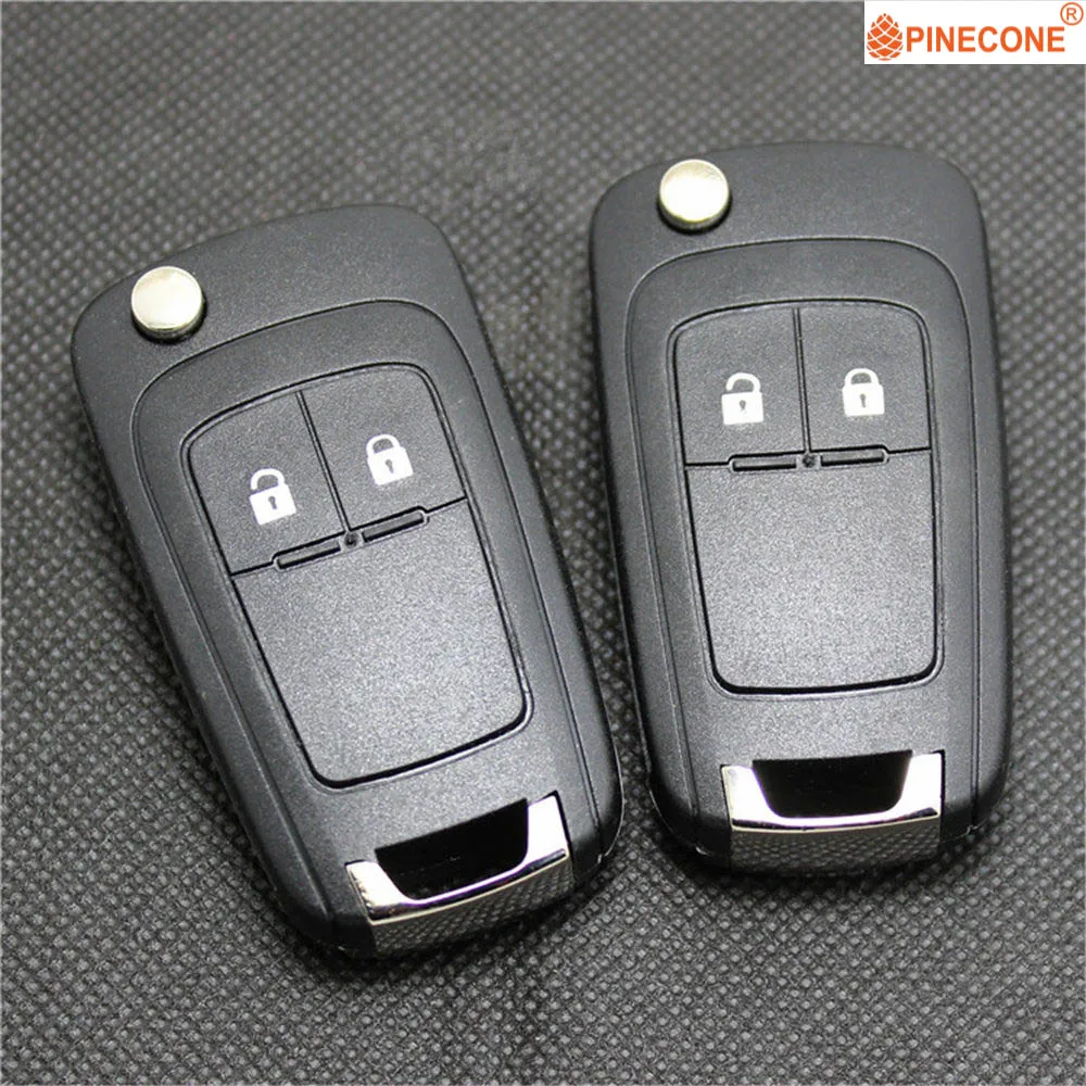 PINECONE для Opel Vauxhall Insignia Astra Zafira Chevrolet Cruze Buick чехол для ключей 2 кнопки Hu100 Замена автомобильного брелока оболочка