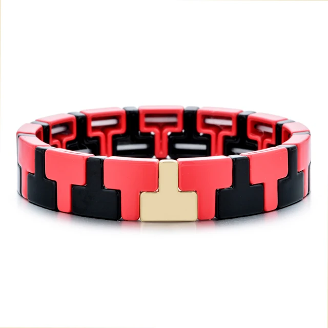 Women’s Adjustable Enamel Bracelet