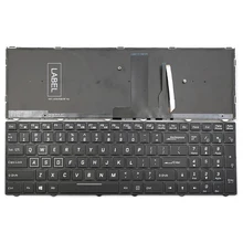 Nuovo per Clevo N850HJ1 N850HK1 N855HK1 N857HK1 N870HK1 N950TP6 N957TP6 P950EP6 P950ER tastiera per Laptop Full Colorful US