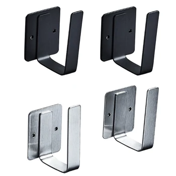 

2Pcs Stainless Steel Kitchen Bathroom Storage Rack Chopping Cuttingboard Pot Lid Wall Mounted Hooks Holder Multifunctional Stora