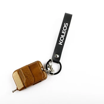 

Car Key fob Artificial Leather Rope PU Key chain Key ring for Renault koleos duster megane Auto Pendant Keychain Accessories