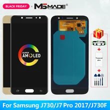 Original Super Amoled LCD For Samsung Galaxy J7 Pro J730 J730F LCD Display and Touch Screen Digitizer Assembly Parts