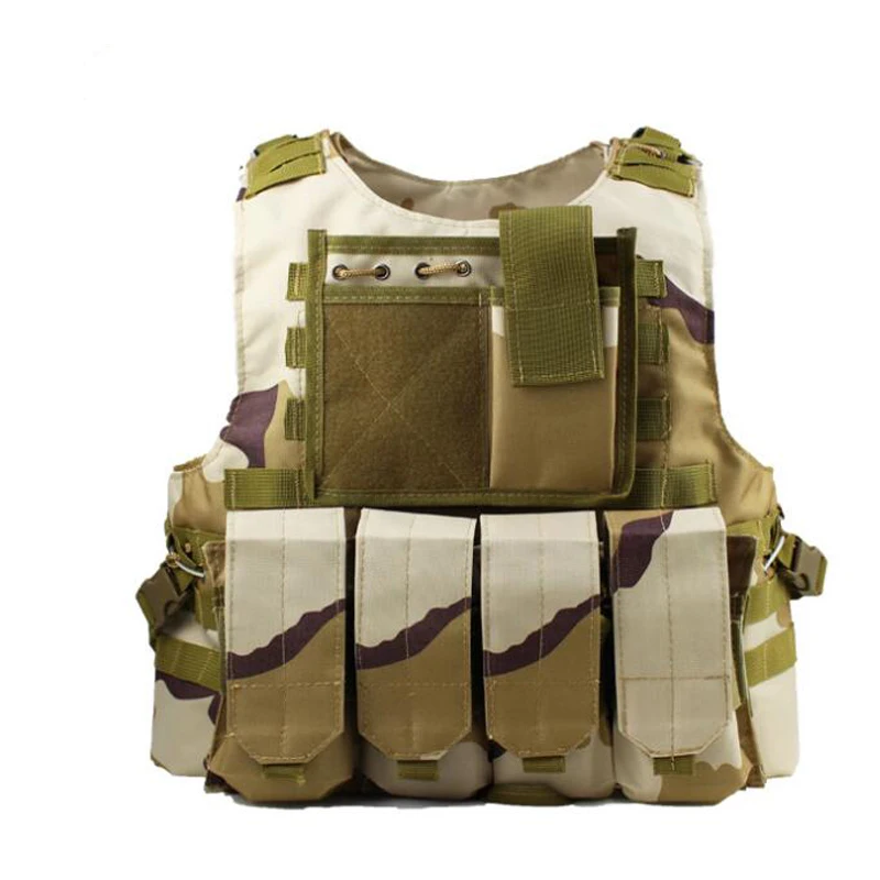 Страйкбольная военная одежда Тактический Жилет Molle боевой штурмовой стальной провод жилет открытый пейнтбол камуфляж одежда охотничий жилет