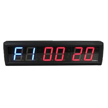 

Multifunctional 3 inch LED Fitness Training Interval Timer Digital Display Electronic Wall Clock Stopwatch for Home Gym with Rem