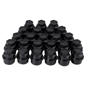 

24Pcs Black Wheel Lug Nut Caps for GM 15646250 / 99956.1 Wheel Nut Covers