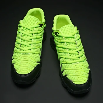 

RUIFF Large men's shoes all air cushioned sneakers breathable running shoes sneakers men outdoor casual soprt shoes green shoes