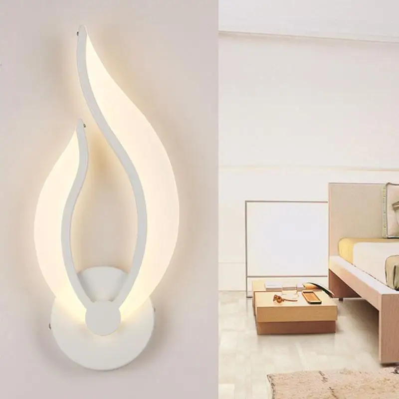 

Wall Lamp LED Corridor Aisle Night Light Wall Light Creative Acrylic Home Bedside Lamp Bedroom Wall Sconces Lamp Home Decoration