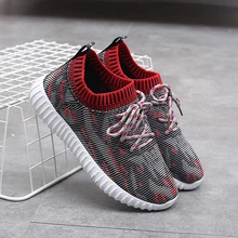 Женские кроссовки из Вулканизированной Ткани; прогулочная обувь; женские кроссовки; трикотажная обувь на плоской подошве; повседневная обувь на шнуровке; zapatillas mujer