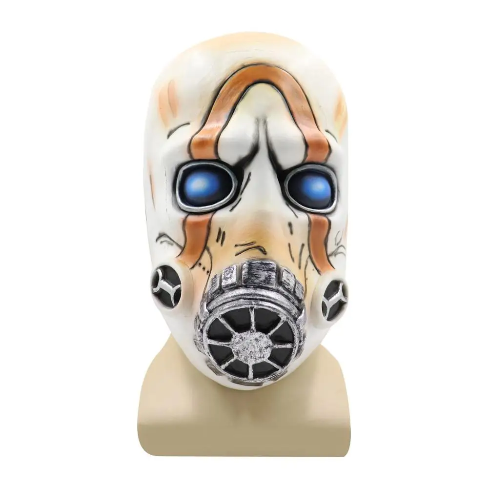 Игра Borderlands 3 Psycho»(«милый чудак» Косплэй маска ps4 маска латексная на все лицо глаза светодиодный свет для взрослых аксессуары для косплея