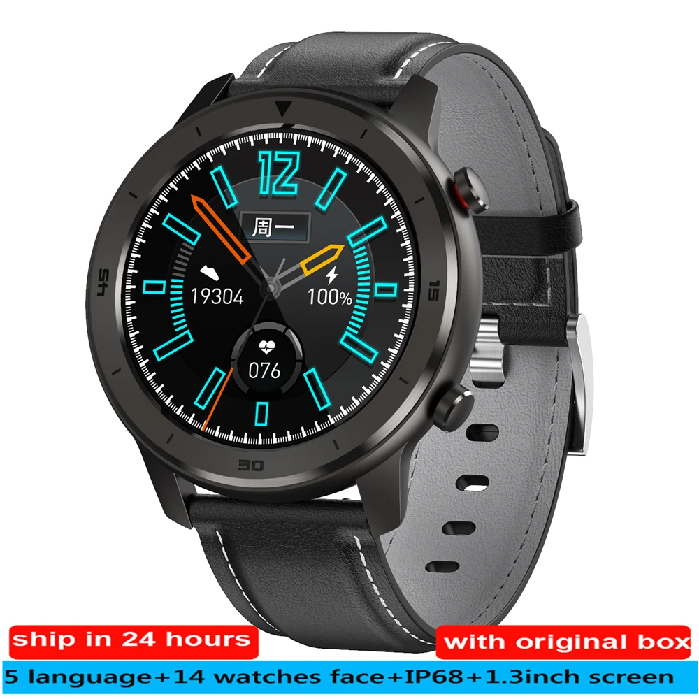 leather black DT78 Смарт-часы для мужчин фитнес-трекер для женщин беспроводные устройства IP68 Смарт-часы пульсометр наручные часы KSR914 Смарт-часы VS DT98 - Цвет: leather black