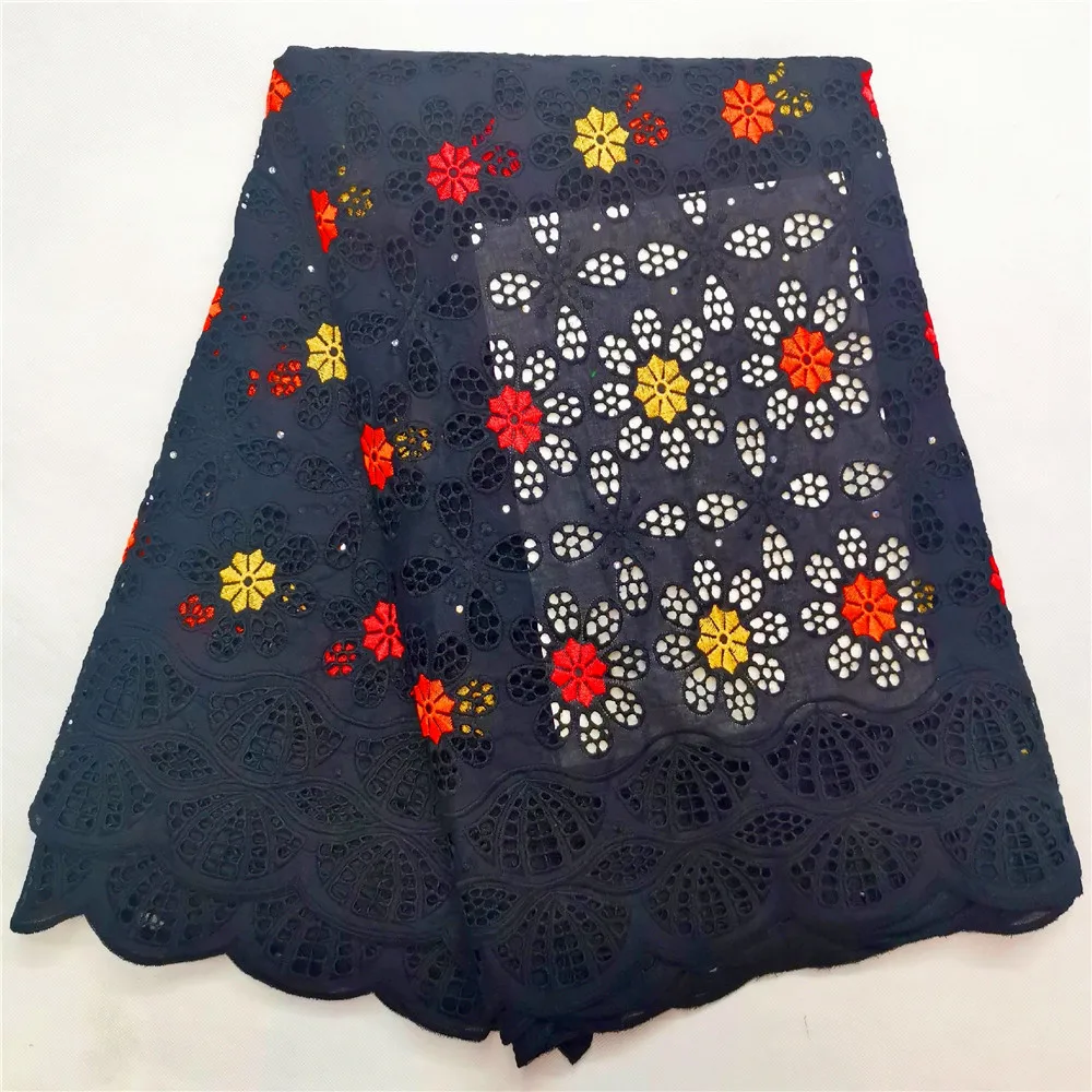 

African Lace Fabric 2019 High Quality Lace Latest Embroidery Swiss Voile Lace In Switzerland For Wedding 5 yards/lot