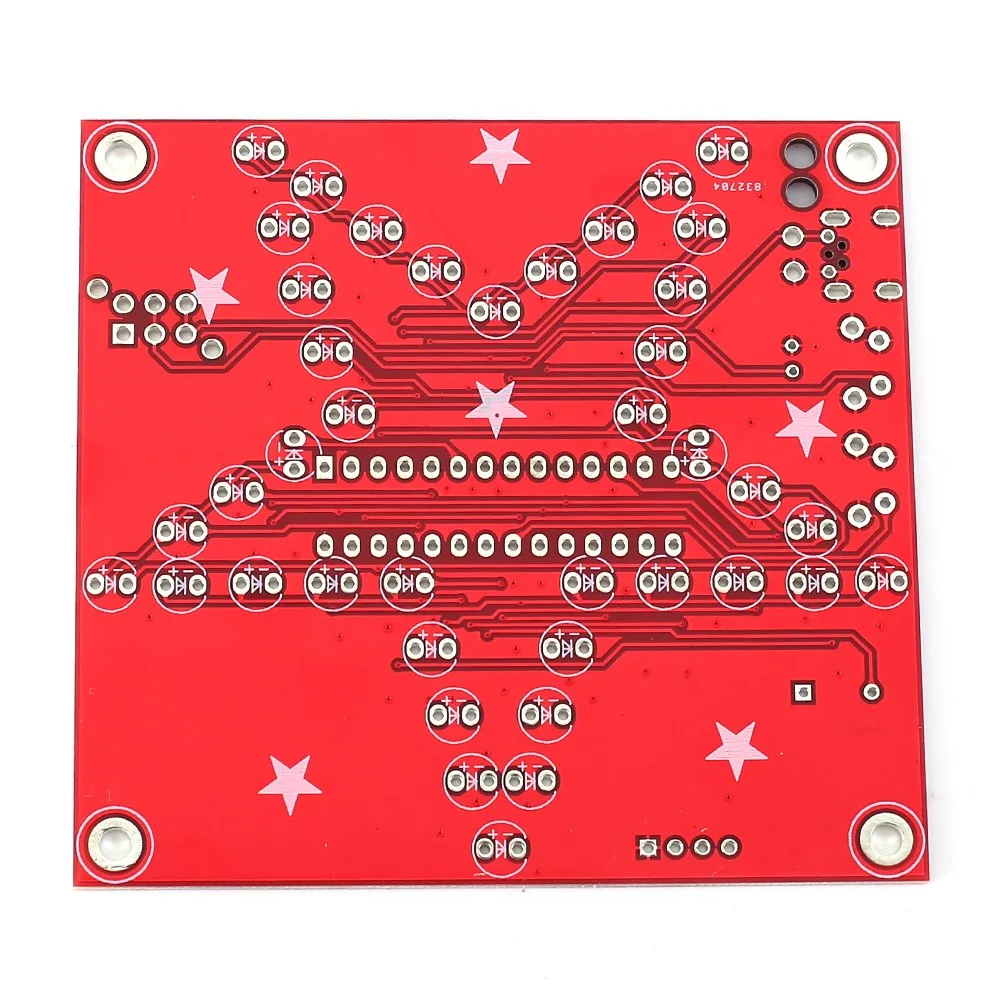 DIY комплект пентаграмма RGB светодиодный красочный мигающий свет пятиконечная звезда люкс красочная музыка звезда MCU электронная DIY сварка