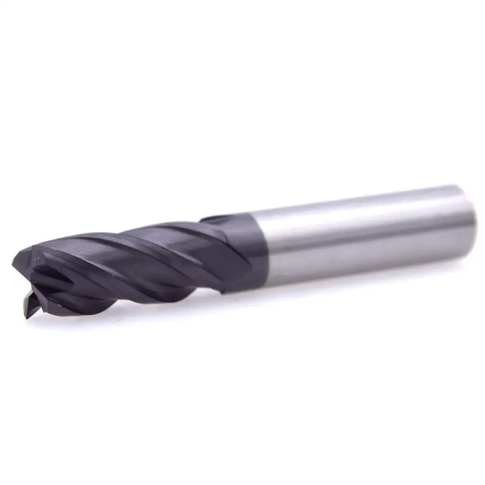 Концевая фреза MZG из карбида вольфрама HRC55 4 канавки мм 5 6 8 12 мм|end mill|steel milling