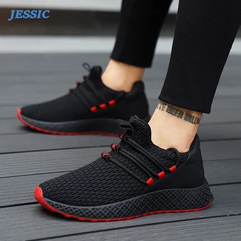 

JESSIC Male Breathable Comfortable Casual Shoes Fashion Men Canvas Shoes Lace Up Wear-resistant Sneakers Vision Street Sneaker