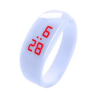 

Unisex Dolphin Shape Waterproof Simple Digital Sports Watches Smart LED Watch Electronic Clock Candy Color Silicone WristWatch