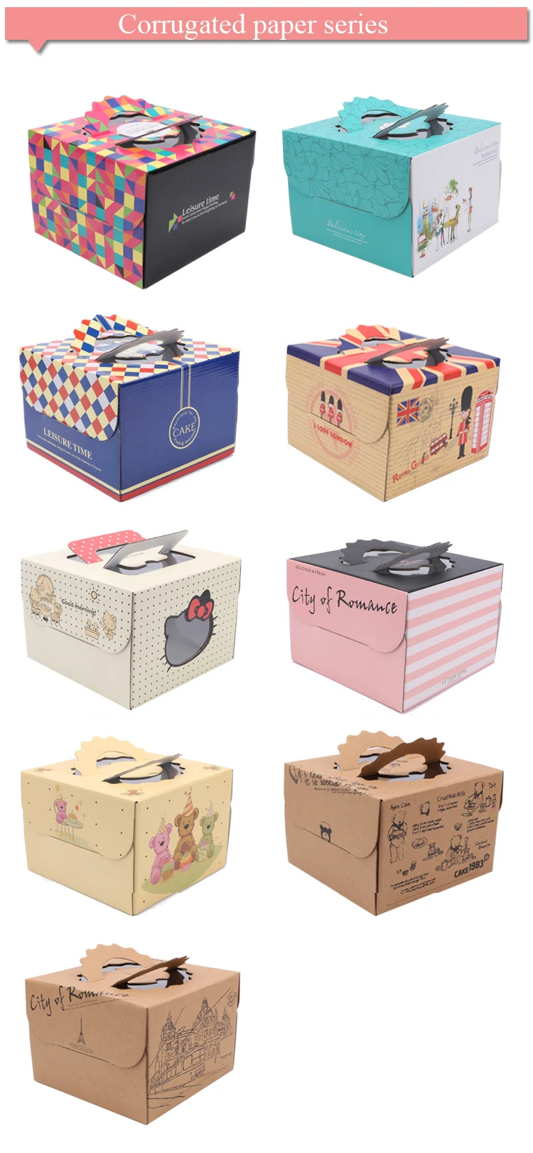 1,6 inches,Mousse,Cheese,Square cake box,transparent window, Printed,small,Mini,Packaging,Party,Lovely Goods,Festival,Wedding, Birthday,Gift ,pastry,Baked goods,Pastry room,Cake shop,8 inches