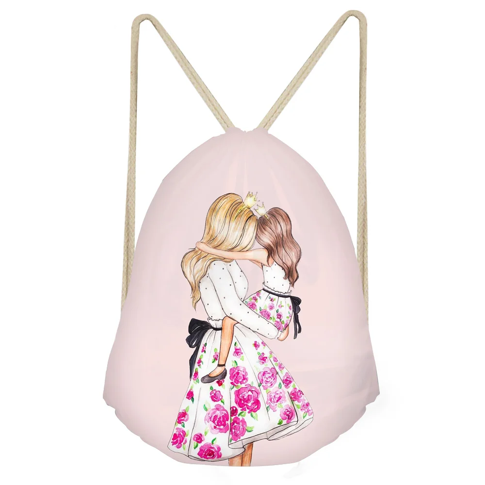 QB036Z3 HYCOOL Super Mom Printing Gym Bag For Women Fitness Sports Bag Girls Yoga Bag Storage Pouch Bundle Pocket Bolso Deportivo Mujer - Цвет: QB036Z3