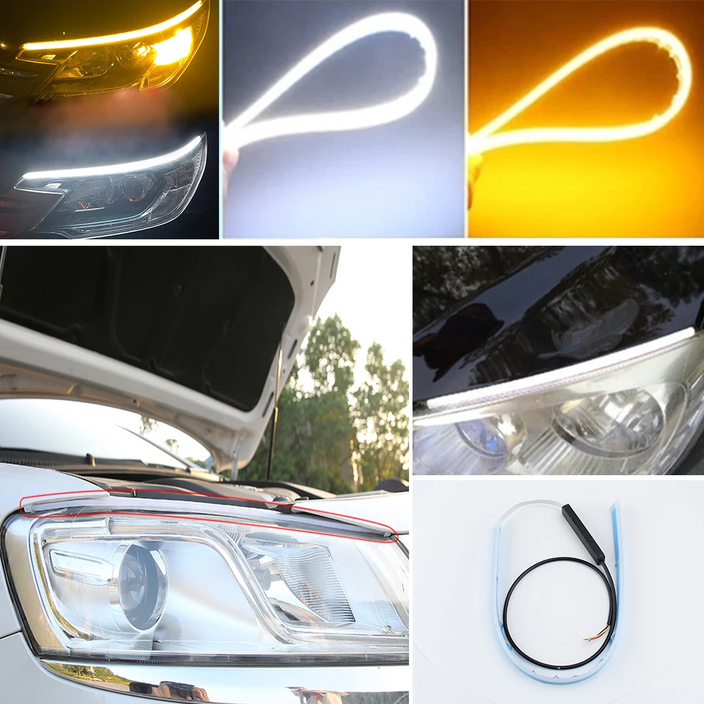 CO LIGHT ʹ̼ ڵ DRL LED ְ , Ʈ ,   õ,  ̵ Ʈ, 30cm, 45cm, 60cm