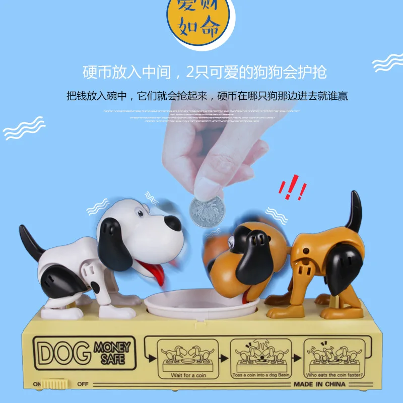 

Rob Money Dog Coin Bank tou qian gou Coin Bank Miser Dog Money Saving Box Savings Bank Strange New Toy