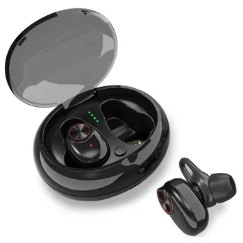 

2 Colors In-ear Headsets With Mic for iPhone and Android Phone Bluetooth Earphones Wireless TWS Earbuds Stereo Noise Cancelling