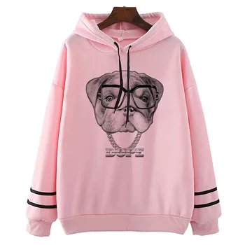 

Dope Bull Dog New Hoodies Girl Hoodies Women Harajuku Ullzang GHoodie Graphic Print Tops