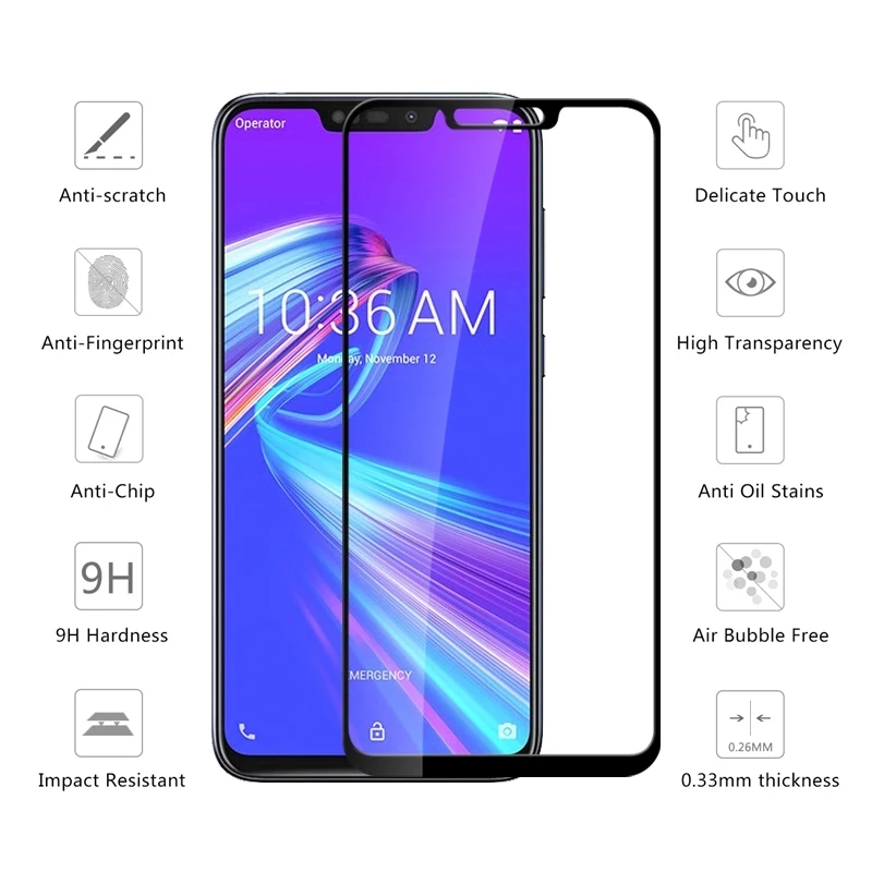 2 шт. Для Zenfone Max M2 ZB633KL ASUS_X01BD/BDA закаленное стекло для ASUS Zenfone Max M2 ZB633KL ZB 633KL ZB633 KL защитная пленка