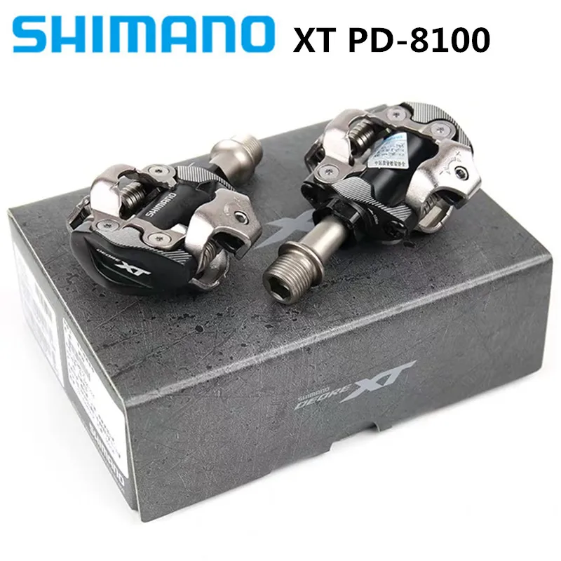 Shimano xt горный велосипед equitacha bloqueio PD-M8100 авто-bloqueio педаль com sh51 peasa de bloqueio novo preto com caixa