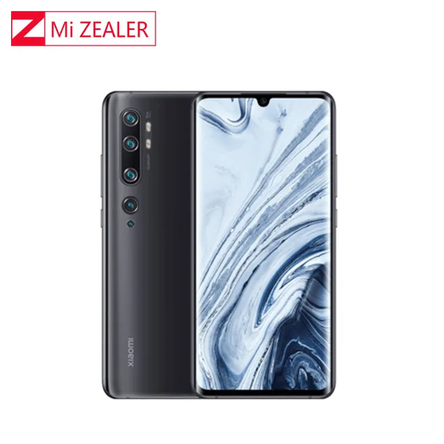 Midnight Black Глобальная версия Xiaomi Mi Note 10 смартфон 6 ГБ ОЗУ+ 128 Гб ПЗУ Penta камера 5260 мАч аккумулятор Snapdragon730G 10x экран мобильного телефона - Цвет: Midnight Black