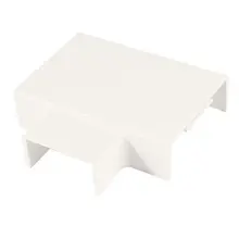 39 мм до 59 мм 3 положения ПВХ Плоский Тройник мини Trunking кабельное соединение Raceway адаптер