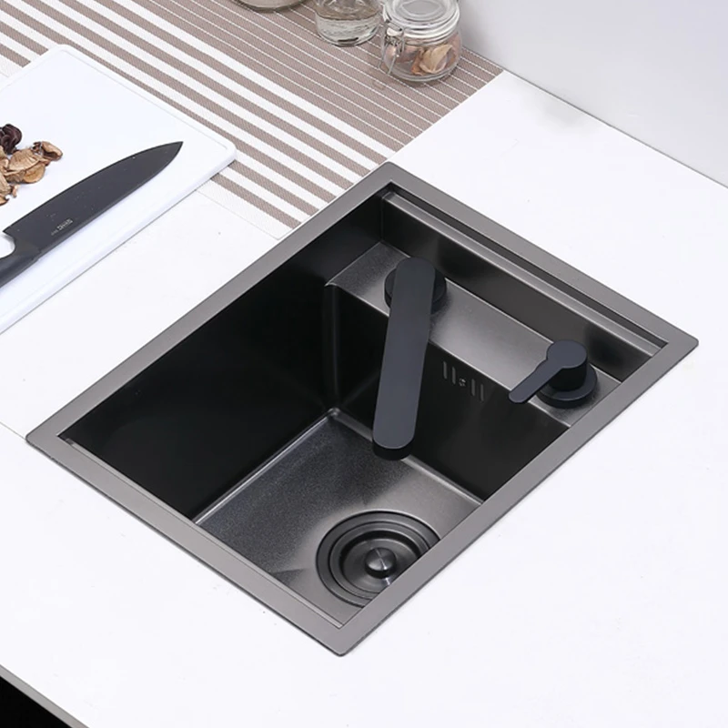 Nanometer 304 Stainless Steel Handmade Kitchen Bar Counter Sink Cover