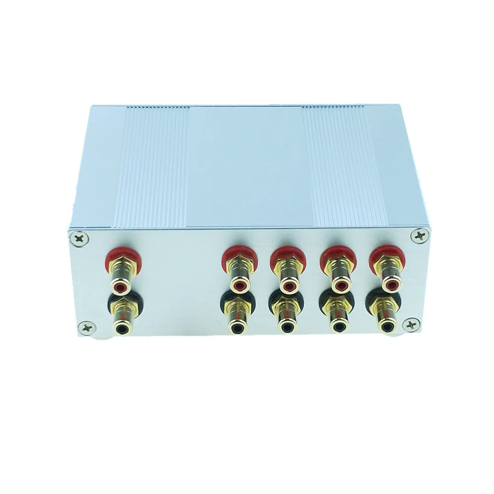 HIFI Passive audio input signal selector Source Selector audio signal switcher box signal splitter 4 Input 1 Output / 1 In 4 Out