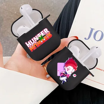 

Hunter x Hunter 3 HXH Anime Hisoka Morow Goncase Earphone Charging Box Case For Apple AirPods 2 1 Black Protective Accessories