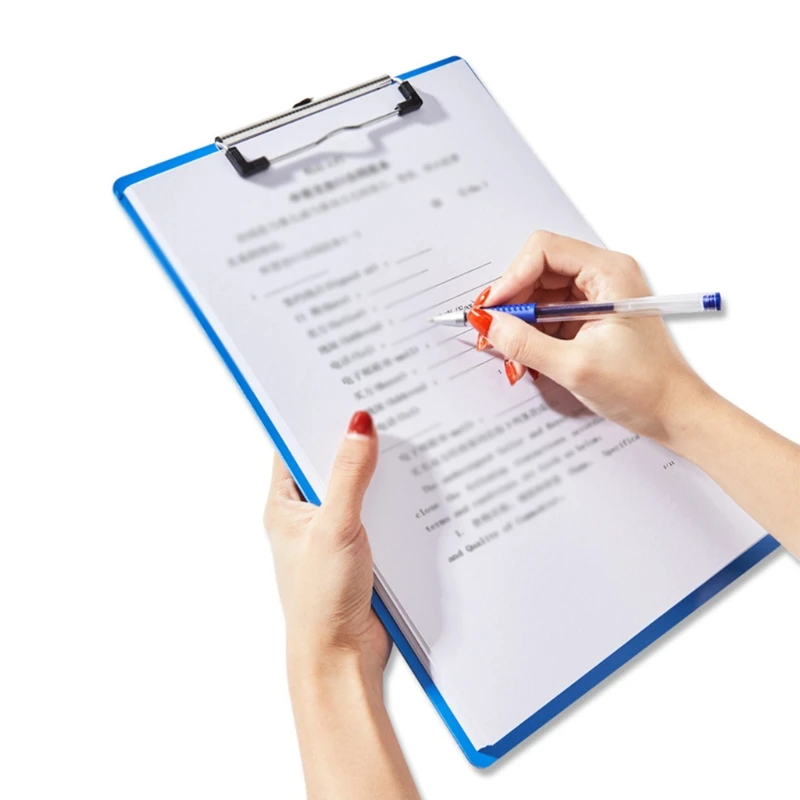 Hardboard Clipboard Writing Board with Low Clip Ruler Scale Design Recycled for Adult Student writing clipboard