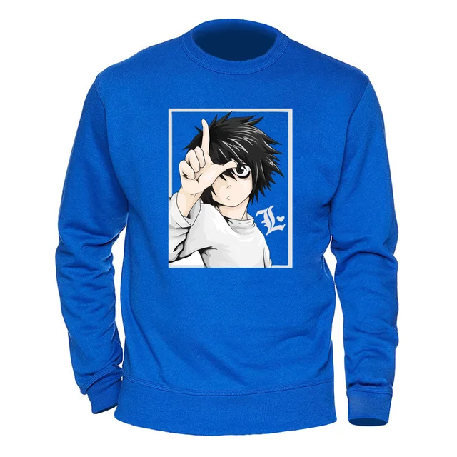Gaixample Org Amatop Death Note Hoodies Hooded Sweatshirt Unisex Long Sleeve Sweater Fake Two Clothes Death Note Anime Sweatshirt Mens Winter Hoodie Pullovers Jacket Zip Coat Pet Supplies Costumes