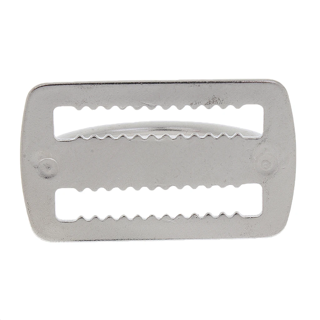 Scuba Diving 316 Stainless Steel 5cm Weight Belt Keeper With D Ring Harness Gear Tool
