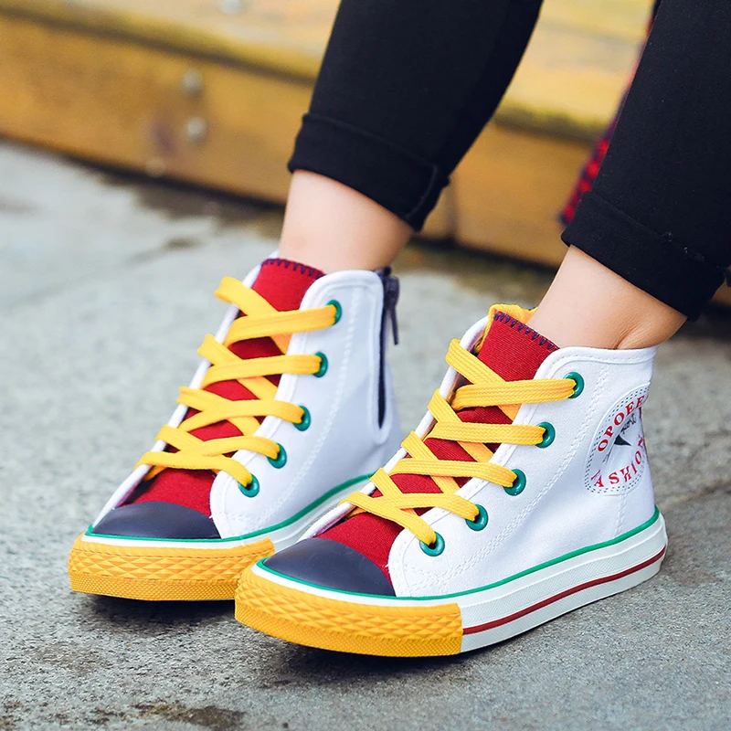 Лидер продаж; парусиновая обувь для мальчиков; нескользящие Молодежные Кроссовки для мальчика; удобная детская обувь для девочек; износостойкая Роскошная Брендовая обувь на молнии для девочек