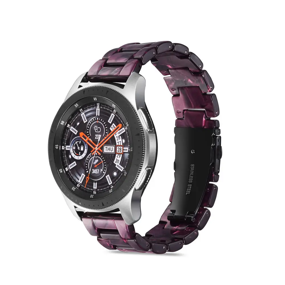 22 мм ширина полимерный браслет для samsung Galaxy Watch 46 мм ремешок заменить браслет gear S3 Classic/S3 Frontier ремешок с булавками