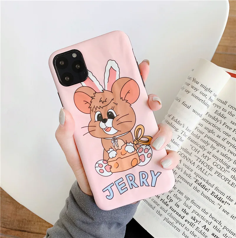 Милый чехол для телефона с рисунком кота и мыши оригами для iPhone 11 Pro MAX XS X XR, мягкий силиконовый чехол для iPhone 8 7 6S 6 Plus - Цвет: 2