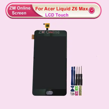 

For Liquid Z6 Max LCD Display With Touch Screen Digitizer Assembly Replacement With Tools+3M Sticker
