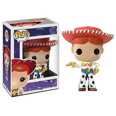 Funko POP Toy Story 4 Woody Buzz Lightyear Forky Ducky Bunny Alien Woody ПВХ Фигурки Коллекция Модель игрушки для детей - Цвет: Jessie with box