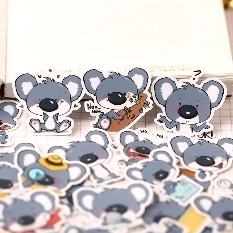 

40pcs/pack Creative Cute Self-made Animal Koala sticker Scrapbooking Stickers Decorative Sticker Classic Toy for kids gift