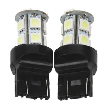 

2x Auto Lamp Bulb T20 7443 13 SMD LEDs 5050 Hyper White Light 12v