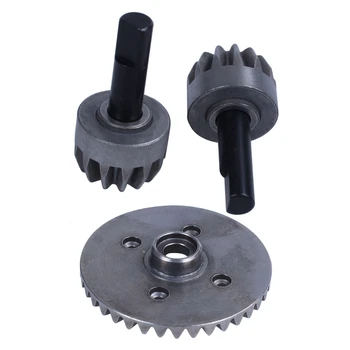 

3 Pcs Gears: 2Pcs RC Metal 02030 Drive Gear(13T), for RC HSP 1/10 94180 Car & 1Pcs 38T Diff Main Gear, for 1/10 HSP Redcat 94111