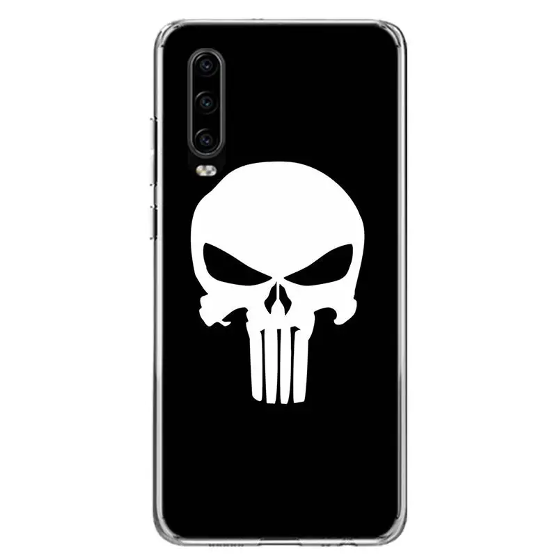 Жуткий Череп Забавный Танец скелет крышка чехол для телефона для huawei P30 P20 Коврики 30 20 10 Pro P10 Lite P Smart Z+ корпус под плетенную сумку Ca