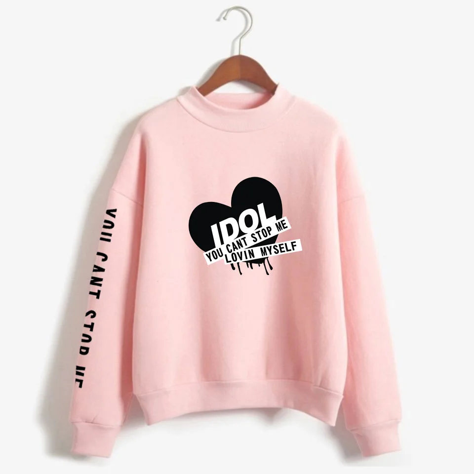 Новая Мода Kpop Bangtan толстовка с капюшоном IDOL You Can't Stop Me Love Yourself женские толстовки