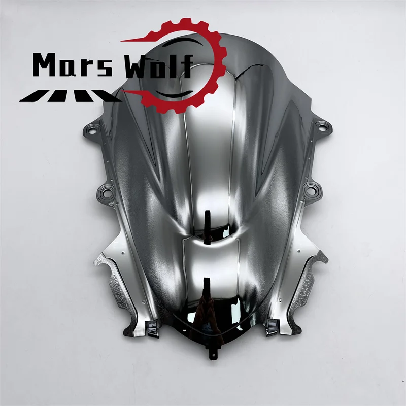 Motorcycle Double Bubble Sport Windshield WindScreen Deflector Visor Viser For YAMAHA YZF R15 V3.0 2017-2021 YZF-R15 V3