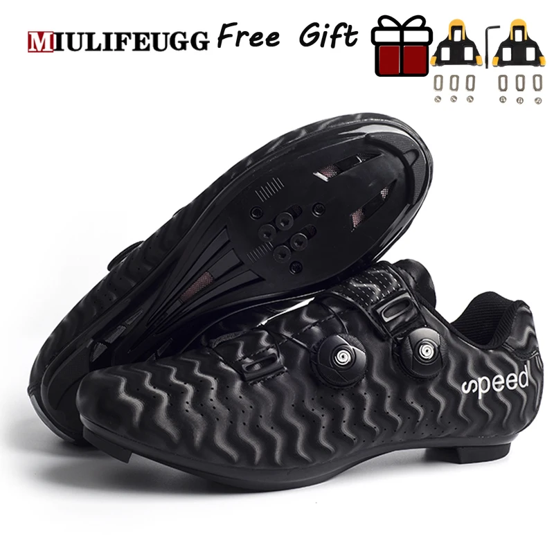 Sneakers Cycling-Shoes Cleat Road-Bike Flat-Mountain-Spd Sports Racing Women Footwear