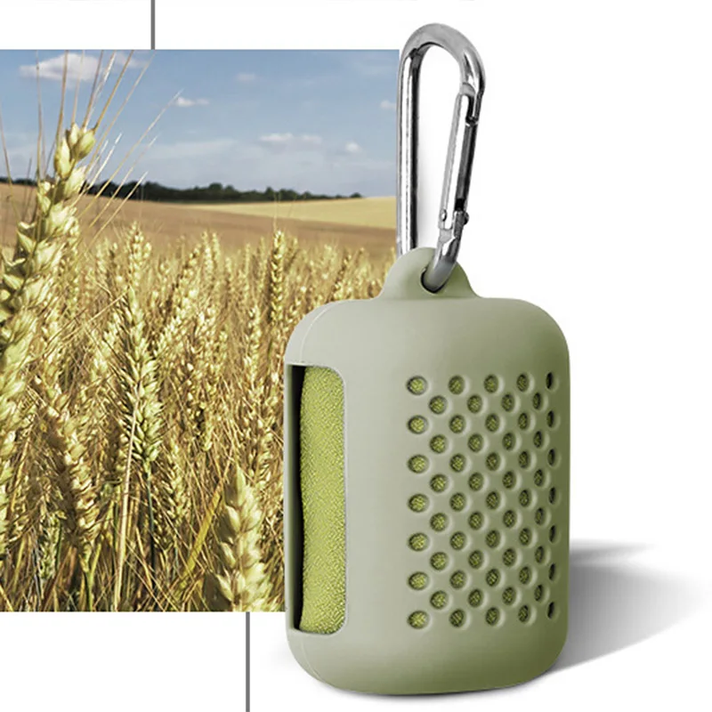 yellow green Новое полотенце для мгновенного охлаждения быстрая сушка микрофибры портативное для спорта кемпинга бега йоги - Цвет: yellow green