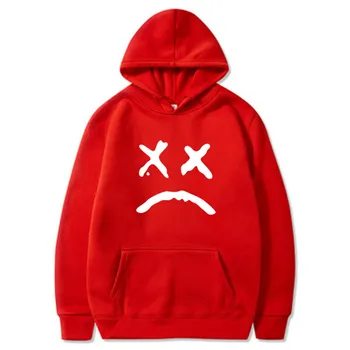 

Fashion Hoody Hip hop Mens Hoodies Sweatshirts Solid Printed Casual Hooded Coat Pullover 2019 New Men Clothing Plus Fleece S-3XL