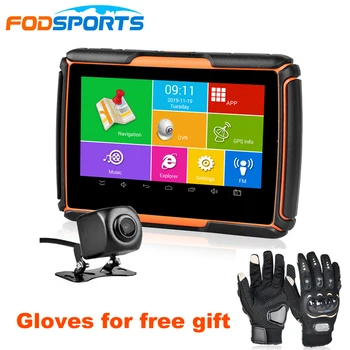 

2020 Fodsports GPS Navigation With Camcorder DVR Waterproof WIFI BT GPS Navigation Systerm Motorcycle 4.3 Inch TFT Touch Screen